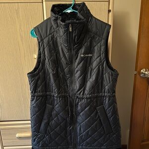 Columbia Black Quilted Vest